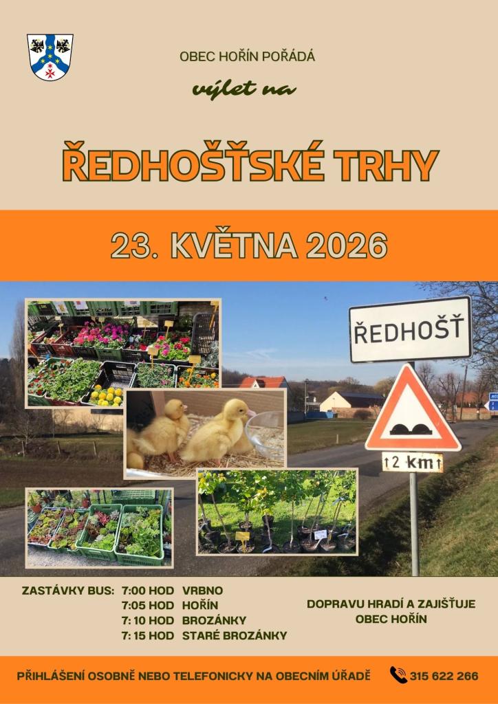 ŘEDHOŠŤSKÉ TRHY