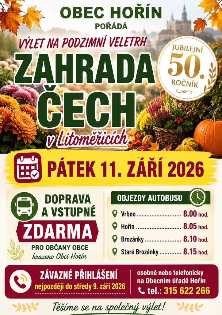 ZAHRADA ČECH 2026